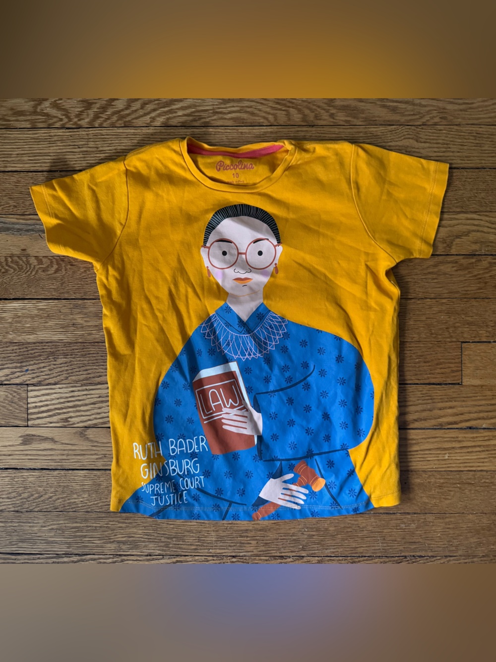 Piccolina Ruth Bader Ginsburg Graphic Tee - Size 10
